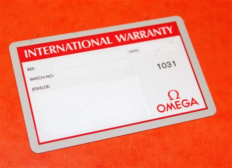 omega watch warranty